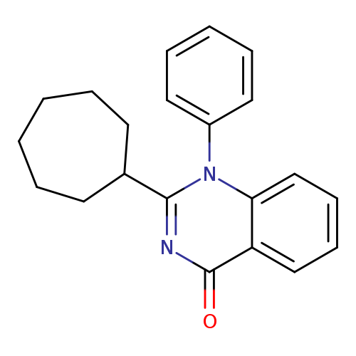 O=c1nc(C2CCCCCC2)n(c2c1cccc2)c1ccccc1
