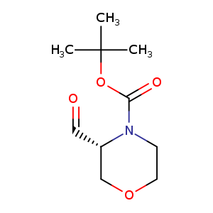 O=C[C@H]1COCCN1C(=O)OC(C)(C)C