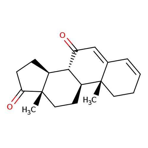 O=C1C=C2C=CCC[C@@]2([C@@H]2[C@@H]1[C@@H]1CCC(=O)[C@]1(CC2)C)C