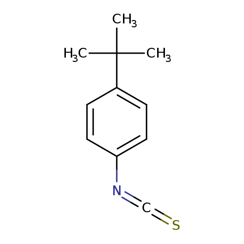 S=C=Nc1ccc(cc1)C(C)(C)C