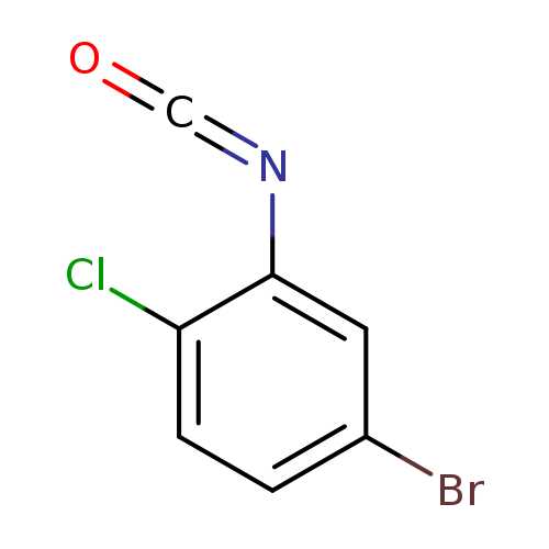 Clc1ccc(cc1N=C=O)Br