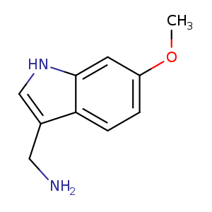 COc1ccc2c(c1)[nH]cc2CN