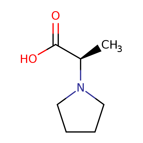 C[C@H](C(=O)O)N1CCCC1