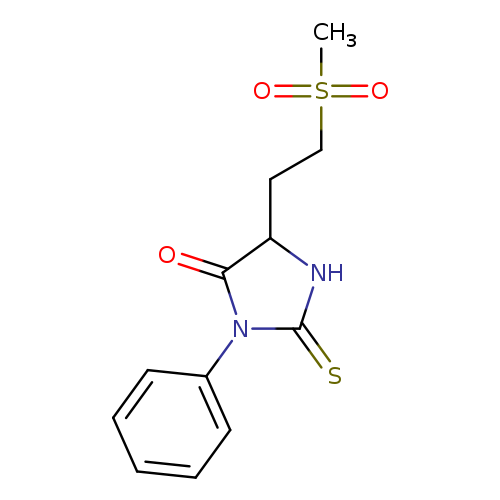 O=C1C(CCS(=O)(=O)C)NC(=S)N1c1ccccc1