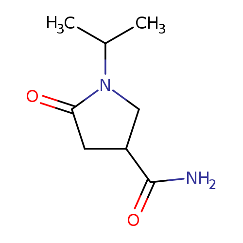 CC(N1CC(CC1=O)C(=O)N)C