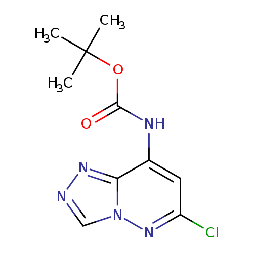 O=C(OC(C)(C)C)Nc1cc(Cl)nn2c1nnc2