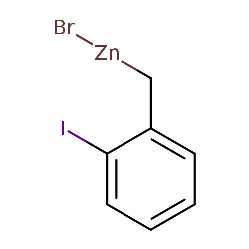 Br[Zn]Cc1ccccc1I