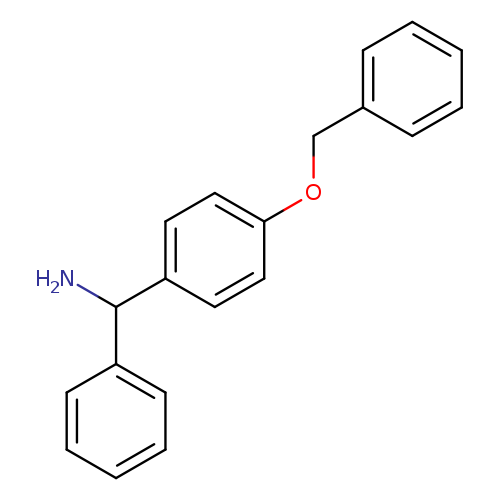 NC(c1ccccc1)c1ccc(cc1)OCc1ccccc1