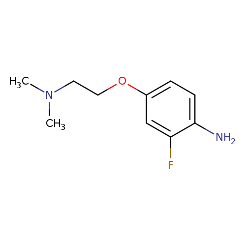 CN(CCOc1ccc(c(c1)F)N)C