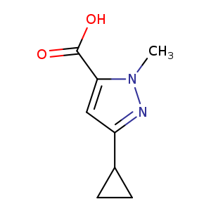 OC(=O)c1cc(nn1C)C1CC1