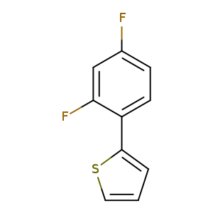 Fc1ccc(c(c1)F)c1cccs1