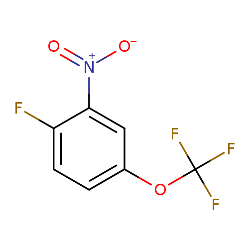 [O-][N+](=O)c1cc(ccc1F)OC(F)(F)F