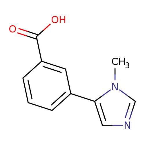 OC(=O)c1cccc(c1)c1cncn1C