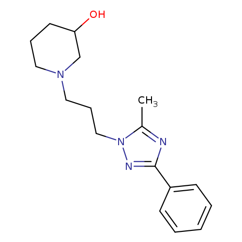 OC1CCCN(C1)CCCn1nc(nc1C)c1ccccc1