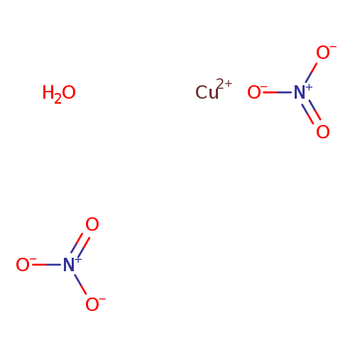 [O-][N+](=O)[O-].[O-][N+](=O)[O-].O.[Cu+2]