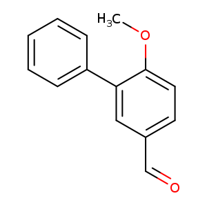O=Cc1ccc(c(c1)c1ccccc1)OC