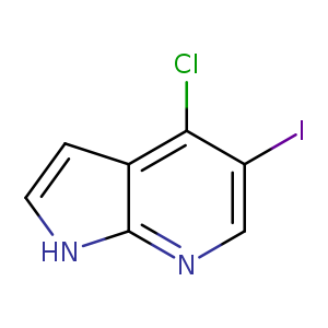 Ic1cnc2c(c1Cl)cc[nH]2