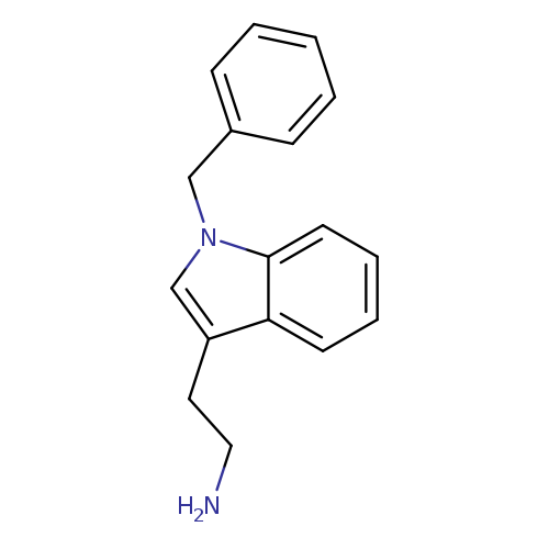 NCCc1cn(c2c1cccc2)Cc1ccccc1