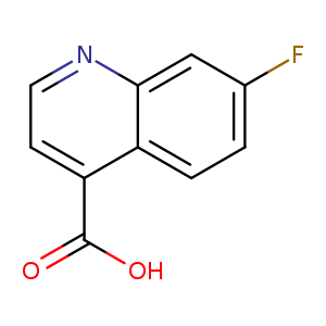 Fc1ccc2c(c1)nccc2C(=O)O