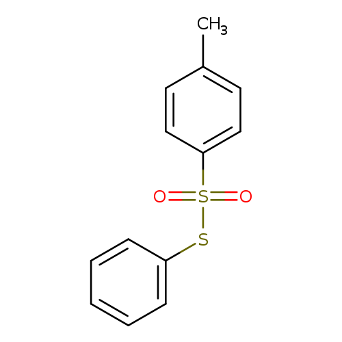 Cc1ccc(cc1)S(=O)(=O)Sc1ccccc1