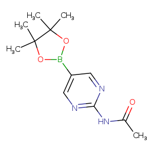 CC(=O)Nc1ncc(cn1)B1OC(C(O1)(C)C)(C)C