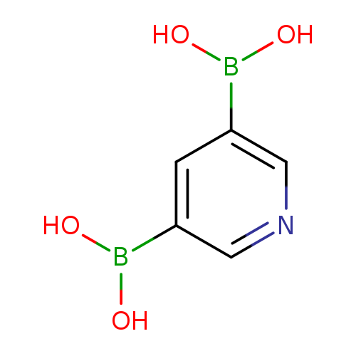 OB(c1cncc(c1)B(O)O)O