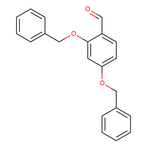 O=Cc1ccc(cc1OCc1ccccc1)OCc1ccccc1