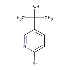 Brc1ccc(cn1)C(C)(C)C
