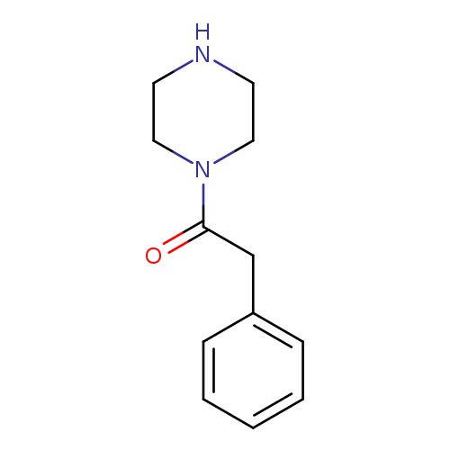 O=C(N1CCNCC1)Cc1ccccc1