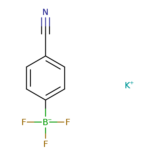 N#Cc1ccc(cc1)[B-](F)(F)F.[K+]