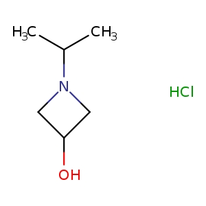 CC(N1CC(C1)O)C.Cl
