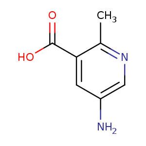 Nc1cnc(c(c1)C(=O)O)C
