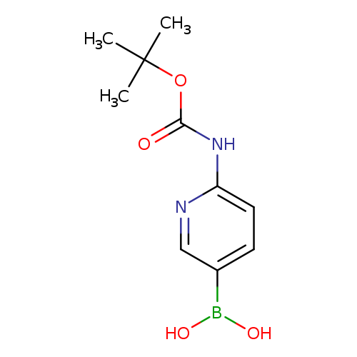 O=C(OC(C)(C)C)Nc1ccc(cn1)B(O)O