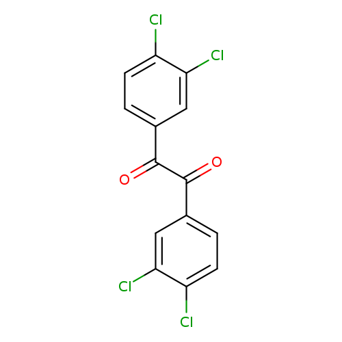 O=C(C(=O)c1ccc(c(c1)Cl)Cl)c1ccc(c(c1)Cl)Cl