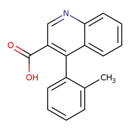 OC(=O)c1cnc2c(c1c1ccccc1C)cccc2