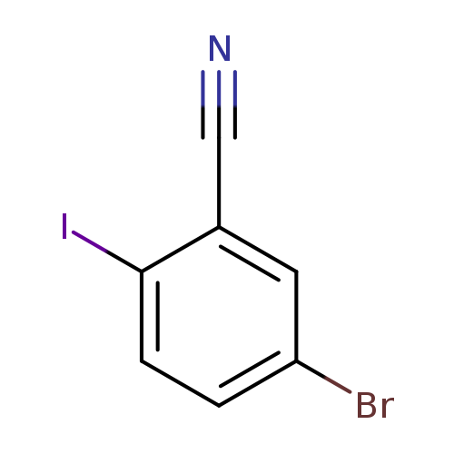 N#Cc1cc(Br)ccc1I