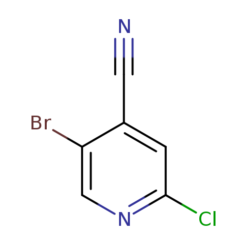 N#Cc1cc(Cl)ncc1Br