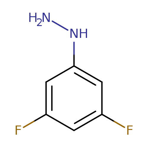 NNc1cc(F)cc(c1)F