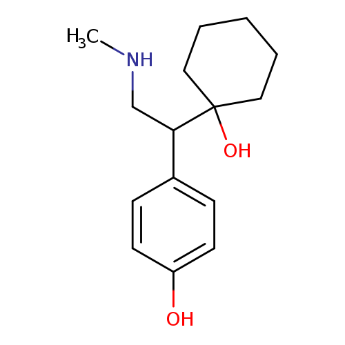 CNCC(C1(O)CCCCC1)c1ccc(cc1)O