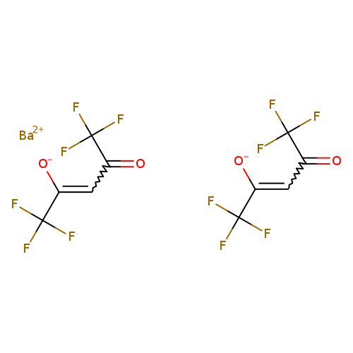 [O-]C(=CC(=O)C(F)(F)F)C(F)(F)F.[O-]C(=CC(=O)C(F)(F)F)C(F)(F)F.[Ba+2]