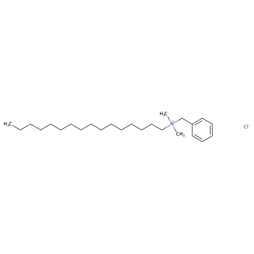 CCCCCCCCCCCCCCCC[N+](Cc1ccccc1)(C)C.[Cl-]