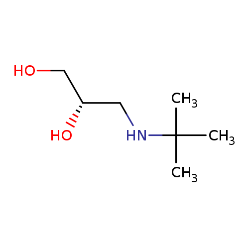 OC[C@H](CNC(C)(C)C)O