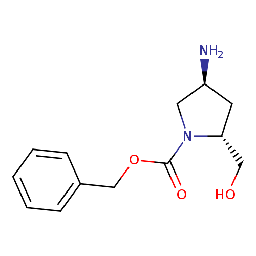 OC[C@H]1C[C@@H](CN1C(=O)OCc1ccccc1)N