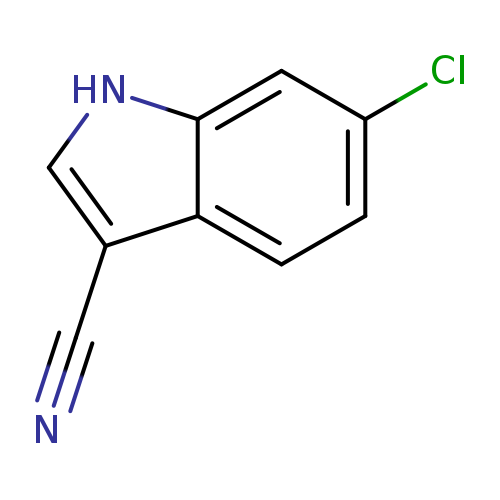 N#Cc1c[nH]c2c1ccc(c2)Cl