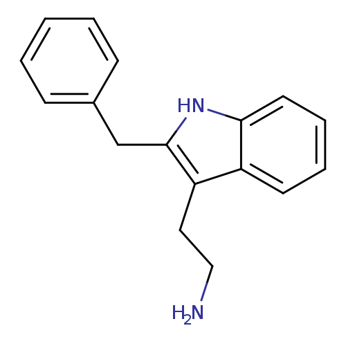 NCCc1c(Cc2ccccc2)[nH]c2c1cccc2