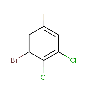 Fc1cc(Cl)c(c(c1)Br)Cl