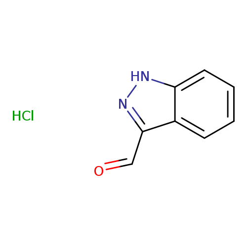O=Cc1n[nH]c2c1cccc2.Cl
