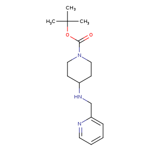 O=C(N1CCC(CC1)NCc1ccccn1)OC(C)(C)C