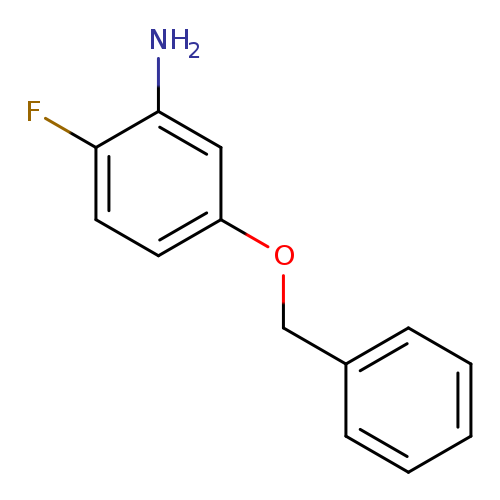 Fc1ccc(cc1N)OCc1ccccc1