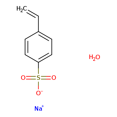 C=Cc1ccc(cc1)S(=O)(=O)[O-].[Na+].O